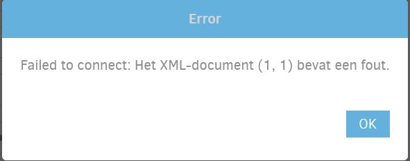 XML-error